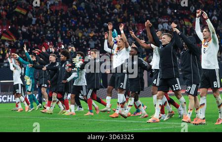 Leipzig, Deutschland. November 2025. Deutschland bei der Weltmeisterschaft 2026 nach 6:0 Sieg über die Slowakei. Quelle: Jan Woitas/dpa/Alamy Live News Stockfoto