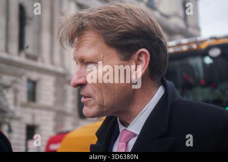 London, UK Richard Tice Richard Tice Vize Leader of Reform UK und Abgeordneter für Boston und Skegness Credit: amer Gazzal/Alamy Live News Stockfoto