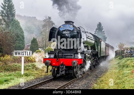 Flying Scotsman, die berühmteste Dampfmaschine der Welt Stockfoto