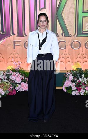 New York, USA. November 2025. Mel C geht durch den roten Teppich bei „Wicked: For good!“ New York Premiere in der David Geffen Hall, New York, NY, 17. November 2025. (Foto: Anthony Behar/SipaUSA) Credit: SIPA USA/Alamy Live News Stockfoto