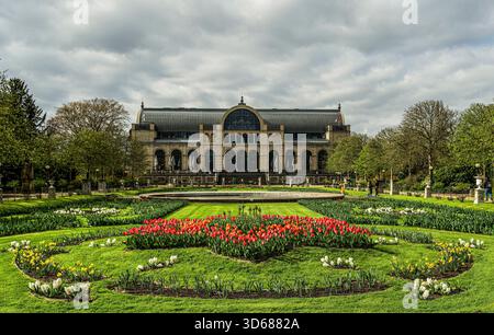Park und Festivalhalle in der Flora, Köln, NRW, Deutschland Stockfoto
