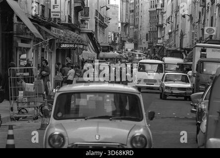 1975, Paris, Rive fuhr. Stockfoto