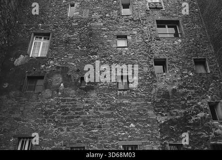 1975, Paris, Rive Droite, Fassade. Stockfoto