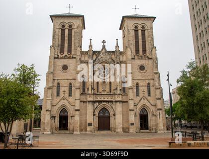 San Fernando Kathedrale in San Antonio Texas Stockfoto