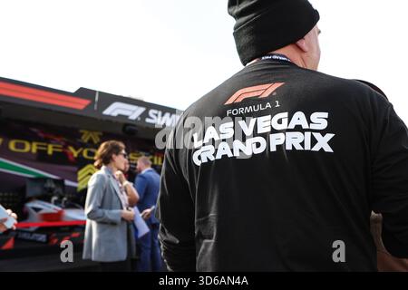 19. November 2025: Ein allgemeines Foto, das während des Community Day vor dem Formel 1 Heineken Silver Las Vegas Grand Prix 2025 auf dem Las Vegas Street Circuit in Las Vegas, NV, aufgenommen wurde. Christopher Trim/CSM. Stockfoto