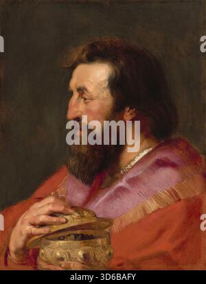 "Chef eines der drei Könige?" Melchior, der assyrische König (ca. 1618). Peter Paul Rubens (Flämisch, 1577-1640)" Stockfoto