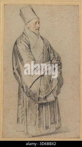 Porträt von Nicolas Trigault in chinesischer Tracht (1617). Peter Paul Rubens (Flämisch, 1577-1640)" Stockfoto