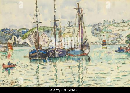 „Le Trieux. Paul Signac (Französisch, 1863-1935)" Stockfoto