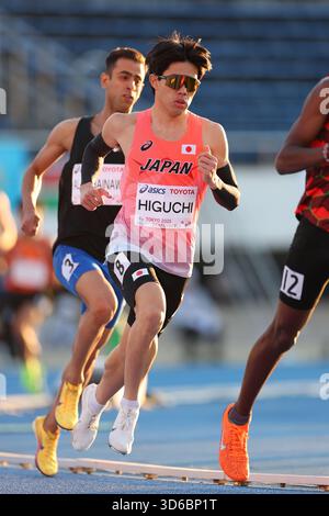 Tokio, Japan. November 2025. Kosei Higuchi (JPN) Leichtathletik : 1500-m-Finale der Männer während TOKIO 2025 DEAFLYMPICS im Komazawa Olympic Park General Sports Ground in Tokio, Japan. Quelle: Yohei Osada/AFLO SPORT/Alamy Live News Stockfoto
