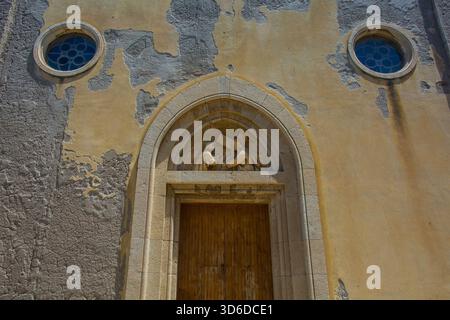 Chiesa di Maria Santissima Odigitria e San Giovanni Evangelista in Cefalu, Sizilien, Italien. Auch Chiesa Dell’Itria genannt. 16.-17. Jahrhundert Stockfoto