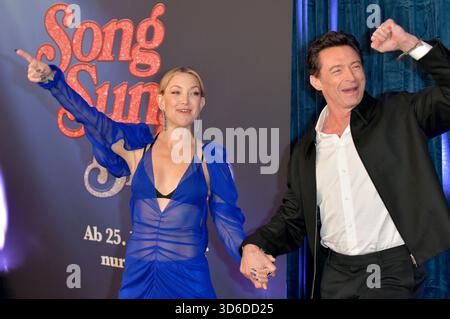 Kate Hudson und Hugh Jackman bei der Europapremiere des Kinofilms 'Song Sung Blue' im Zoo Palast. Berlin, 19.11.2025 Stockfoto