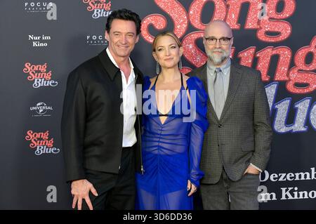 Hugh Jackman, Kate Hudson und Craig Brewer bei der Europapremiere des Kinofilms 'Song Sung Blue' im Zoo Palast. Berlin, 19.11.2025 Stockfoto