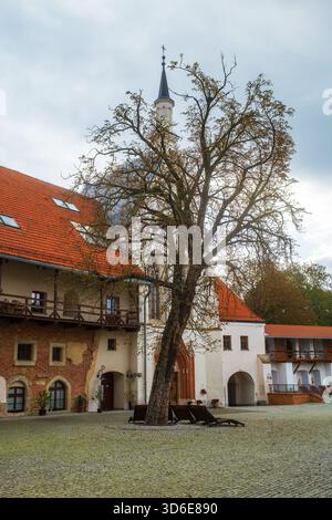 Blick auf die Burg Piast in Racibórz, Polen. Stockfoto
