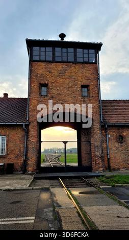 Auschwitz, Polen auf Foto 20. August 2022 Stockfoto