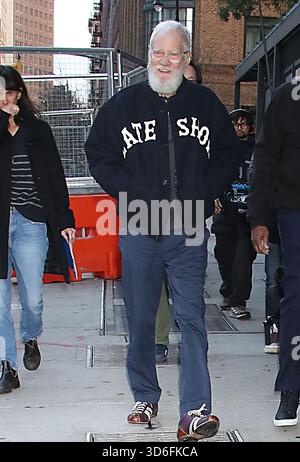 New York, NY, USA. November 2025. David Letterman wurde am 19. November 2025 in New York City gesehen. Quelle: Rw/Media Punch/Alamy Live News Stockfoto