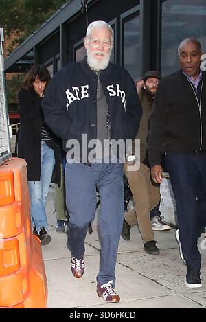 New York, NY, USA. November 2025. David Letterman wurde am 19. November 2025 in New York City gesehen. Quelle: Rw/Media Punch/Alamy Live News Stockfoto