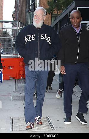 New York, NY, USA. November 2025. David Letterman wurde am 19. November 2025 in New York City gesehen. Quelle: Rw/Media Punch/Alamy Live News Stockfoto