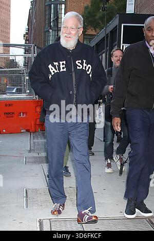 New York, NY, USA. November 2025. David Letterman wurde am 19. November 2025 in New York City gesehen. Quelle: Rw/Media Punch/Alamy Live News Stockfoto
