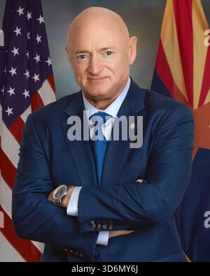 US-Senator und ehemaliger Astronaut Mark Kelly (D-AZ) 117. Kongress - Foto: John Klemmer Stockfoto