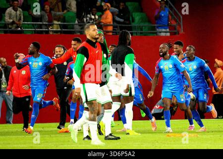 RABAT, MAROKKO - 16. NOVEMBER; Dr. Congo feierte während der Playoffs zur FIFA-Weltmeisterschaft 2026 zwischen Nigeria und Dr. Congo im Prince Moulay El Hassan S Stockfoto