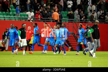 RABAT, MAROKKO - 16. NOVEMBER; Dr. Congo feierte während der Playoffs zur FIFA-Weltmeisterschaft 2026 zwischen Nigeria und Dr. Congo im Prince Moulay El Hassan S Stockfoto
