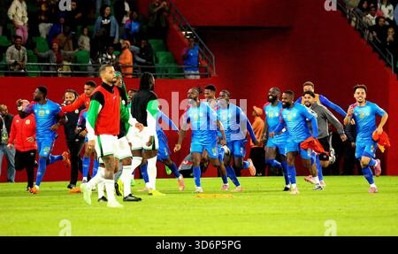 RABAT, MAROKKO - 16. NOVEMBER; Dr. Congo feierte während der Playoffs zur FIFA-Weltmeisterschaft 2026 zwischen Nigeria und Dr. Congo im Prince Moulay El Hassan S Stockfoto