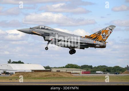 Ein Eurofighter-Taifun der spanischen Luftwaffe Stockfoto