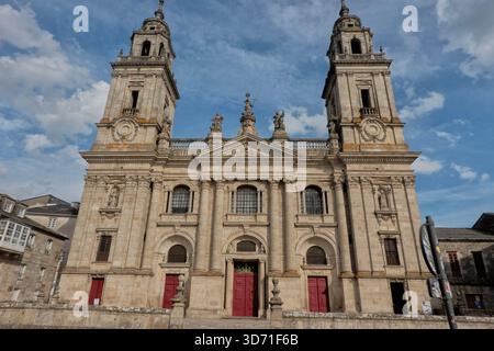 Kathedrale von Lugo (Catedral de Santa María), Lugo, Galicien, Spanien Stockfoto