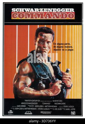 ARNOLD SCHWARZENEGGER in COMMANDO (1985), Regie: MARK L. LESTER. Quelle: 20TH CENTURY FOX / Album Stockfoto