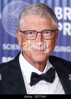 (DATEI) Bill Gates wird 70 Jahre alt. Bill Gates, der legendäre Mitbegründer von Microsoft, wurde am 28. Oktober 2025 70 Jahre alt. LOS ANGELES, KALIFORNIEN, USA – 13. APRIL: Der amerikanische Unternehmer, Philanthrope und Mitbegründer von Microsoft Bill Gates (William Henry Gates III) kommt am 13. April 2024 zur 10. Jährlichen Breakthrough Prize-Zeremonie im Academy Museum of Motion Pictures in Los Angeles, Kalifornien, USA. (Foto: Xavier Collin/Image Press Agency) Stockfoto