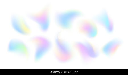 Vektorabbildung Abstrakter Hintergrund Für Bunte Formen Stock Vektor
