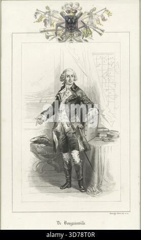 De Bougainville, 1778 - 1890, Louis-Antoine de Bougainville, Comte (1729-1811) Stockfoto