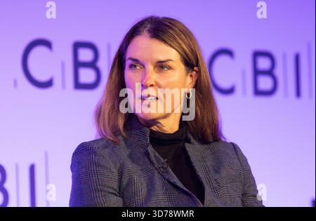 London, Großbritannien. November 2025. Kate Rowbotham, General Manager, Roche, UK, auf der CBI-Konferenz in London. Quelle: Mark Thomas/Alamy Live News Stockfoto