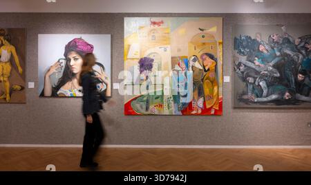 Bonhams, London, Großbritannien. November 2025. Bonhams Modern and Contemporary Middle Eastern Art Auction findet am 25. November statt. Quelle: Malcolm Park/Alamy Live News Stockfoto