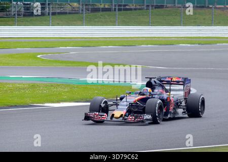 Max Verstappen beim Großen Preis von Großbritannien 2016 Stockfoto