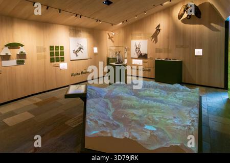 Informationszentrum Naturraum.Verwall Gaschurn Montafon Vorarlberg Österreich Stockfoto