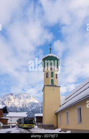 Kirche Partenen, Verwallgebirge Gaschurn Montafon Vorarlberg Österreich Stockfoto