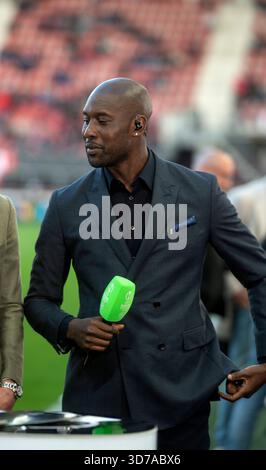 Alkmaar Niederlande 18. Mai 2023 UEFA Europa Conference League AZ Alkmaar vs West Ham United Halbfinale. Experte Carlton Cole Stockfoto