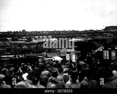 1946 Derby - Eine allgemeine Ansicht bei den Derby Meetings. Juli 1946. (Foto vom United Kingdom Information Office). Stockfoto