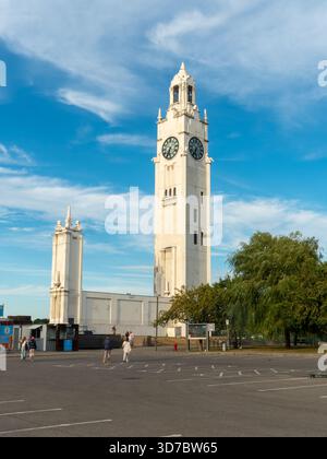 Montreal Clock Tower, Quebec, Kanada Stockfoto