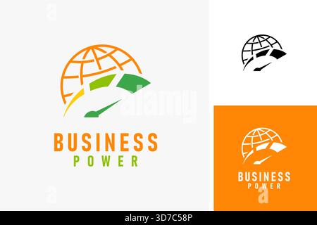 Logo-Symbol für Business Power Stock Vektor
