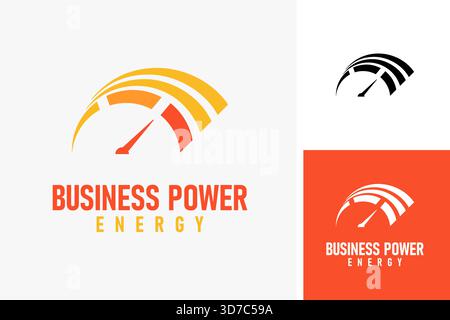 Logo-Symbol für Business Power Stock Vektor