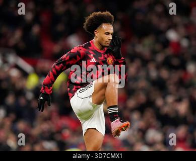Manchester, Großbritannien. November 2025. Während des Spiels Manchester United gegen Everton Premier League in Old Trafford, Manchester. Der Bildnachweis sollte lauten: Andrew Yates/Sportimage Credit: Sportimage Ltd/Alamy Live News Stockfoto