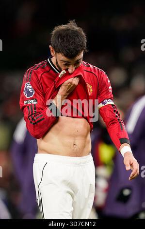 Manchester, Großbritannien. November 2025. Während des Spiels Manchester United gegen Everton Premier League in Old Trafford, Manchester. Der Bildnachweis sollte lauten: Andrew Yates/Sportimage Credit: Sportimage Ltd/Alamy Live News Stockfoto