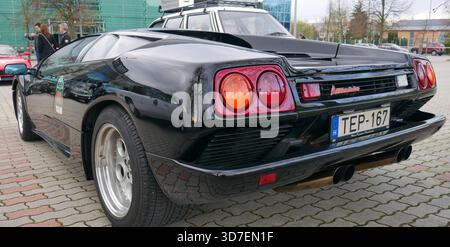 Lamborghini Diablo beim Hungaria Classic Race startet am 16. april 2023 in Törökbálint Stockfoto