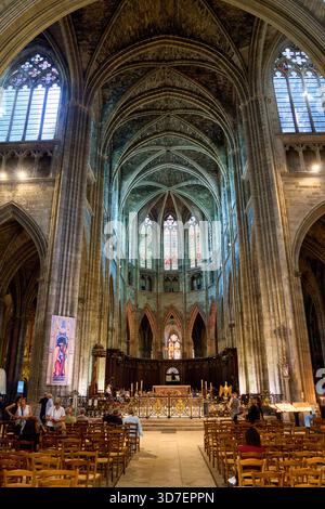 Cathédrale Saint-André de Bordeaux, Bordeaux, Aquitaine, Gironde, Frankreich, Europa Stockfoto
