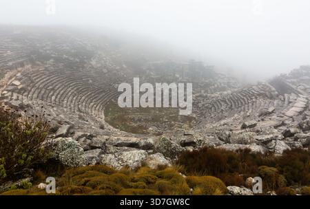 Ruinen des antiken römischen Theaters Sagalassos Stockfoto