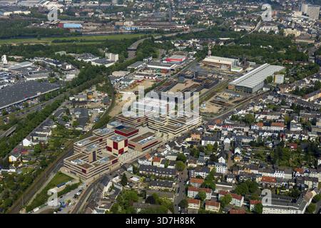 Luftaufnahme der HRW Hochschule Ruhr West in Mülheim an der Ruhr im Ruhrgebiet im Bundesland Nordrhein-Westfalen Stockfoto