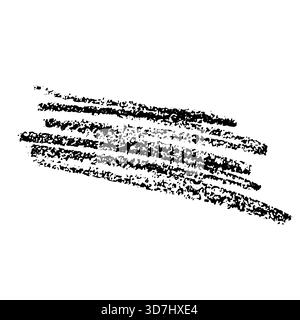 Echte Handgezeichnete Kreide Grunge Textur Stock Vektor