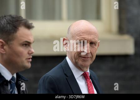London, Großbritannien. November 2025. Verteidigungsminister John Healey kommt am Budget Day in der Downing Street an. Credit: MARTIN DALTON/Alamy Live News Stockfoto